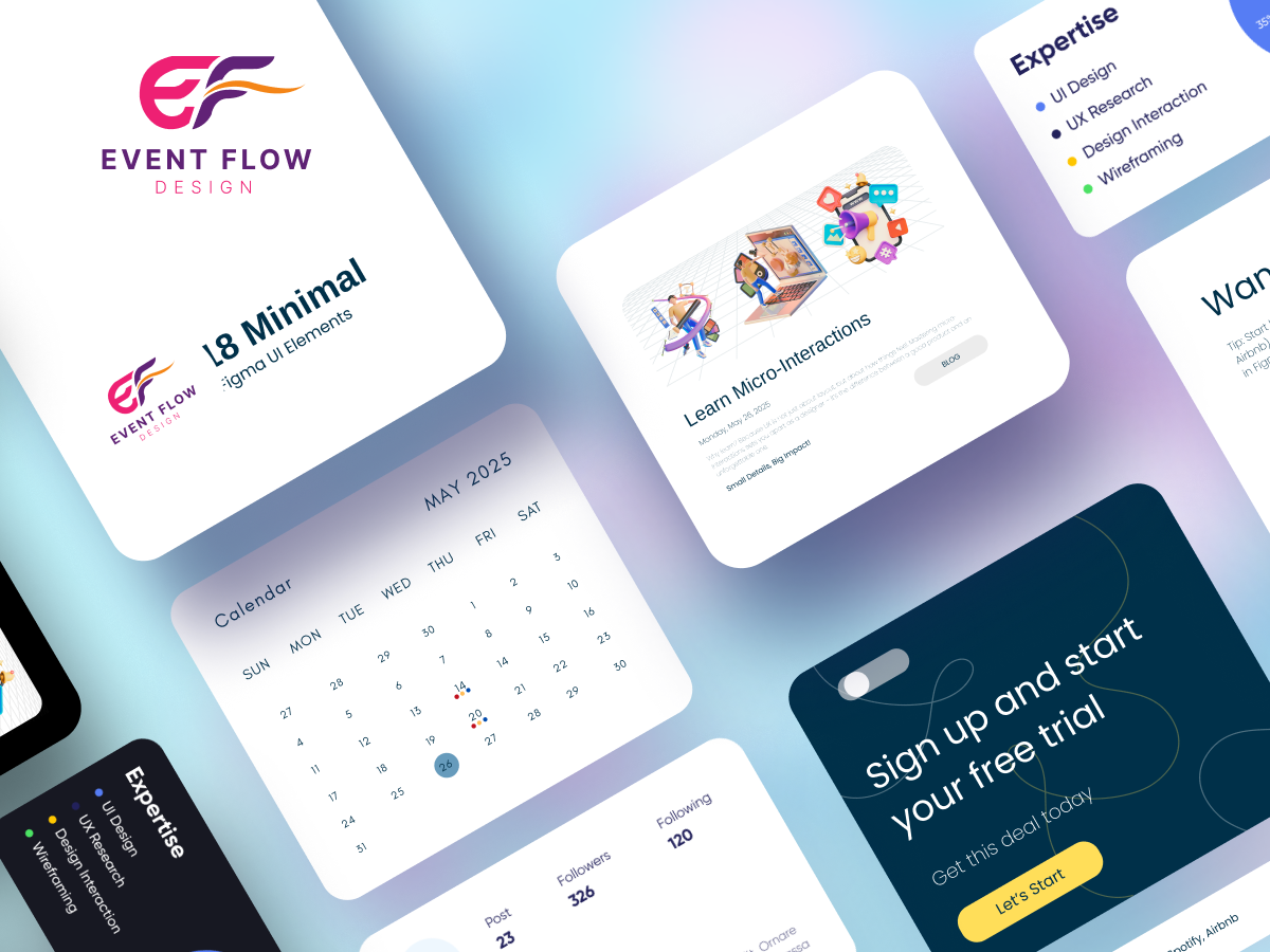 Mockup de Kit de Cartões